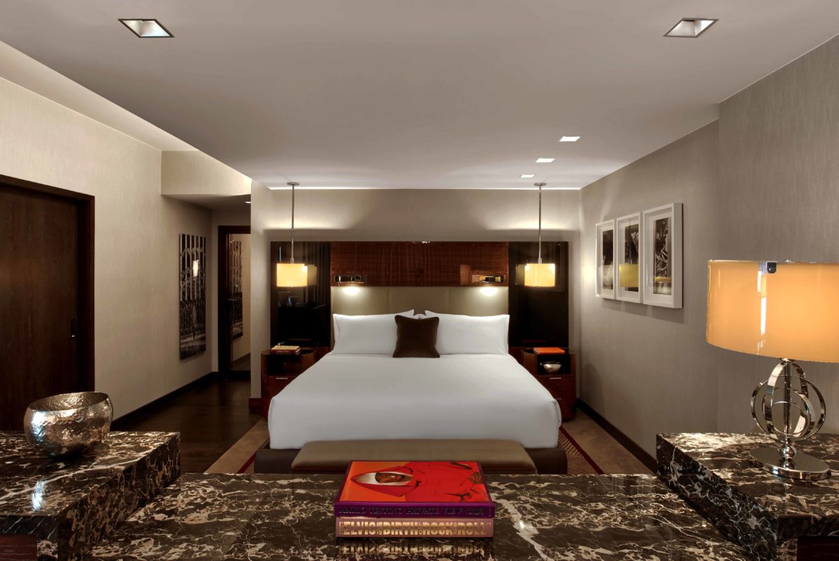 modern hotel room interior