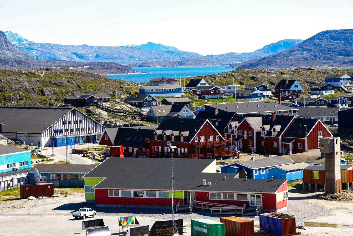 a small arctic village