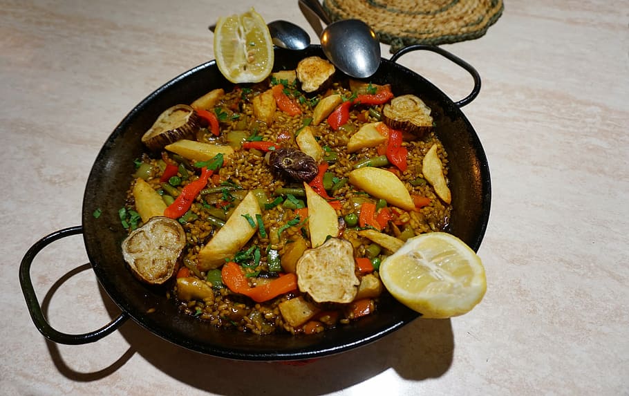 vegan paella